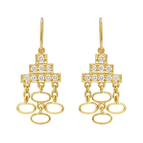 Yellow Gold, Drop Earrings for Women