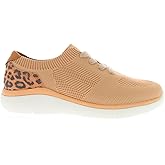 Propet Womens Sachi Leopard Print Lace Up Sneakers Shoes Casual - Blue