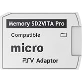 SD2Vita PS Vita Memory Card Adapter, MicroSD Memory Card Adapter - 1 Pack | Compatible with PS Vita 1000/2000 3.6 or PS Vita HENkaku System