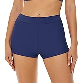 Bellecarrie Women's Swim Shorts High Waisted Bathing Suit Bottoms Tummy Control Swim Boyshorts Full Coverage Boardshort