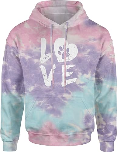 tie dye dog hoodie