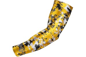 BUCWILD SPORTS B Bucwild Sports Compression Arm Sleeve - Youth & Adult Sizes - Baseball Football Basketball Sports (1 Arm Sleeve)