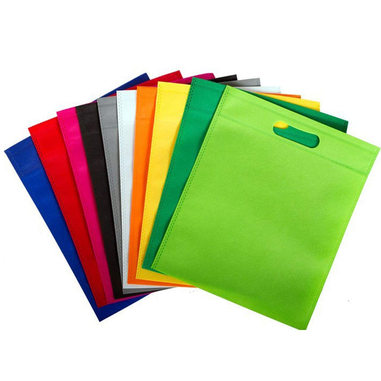 35x50 cm Reusable Shopping Bag Non-Woven Fabric Bag Folding Shopping Bags (Pack of 100)