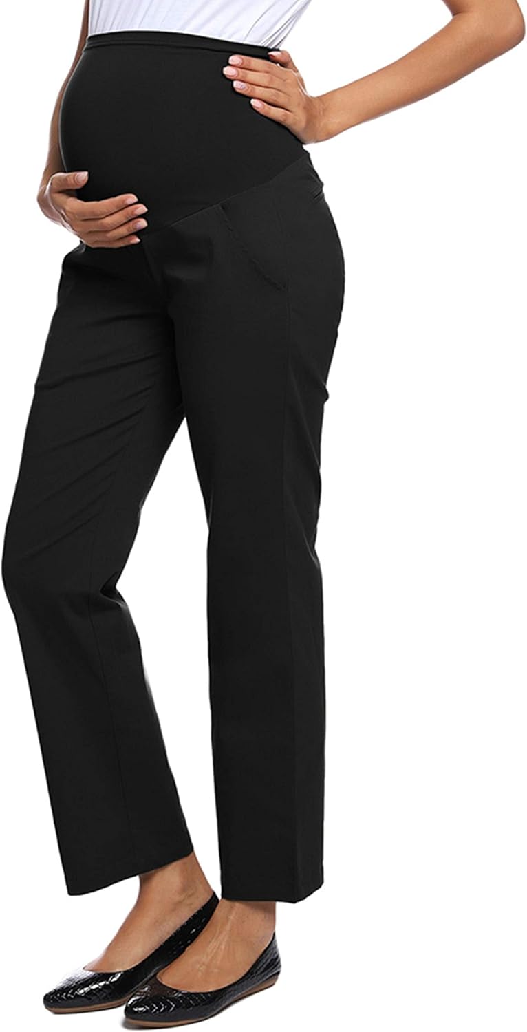 over bump maternity work trousers