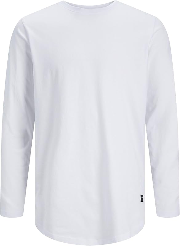 JJENOA TEE O-NECK LS NOOS, T-Shirt Uomo, Verde (Forest Night Fit:Relaxed), XL