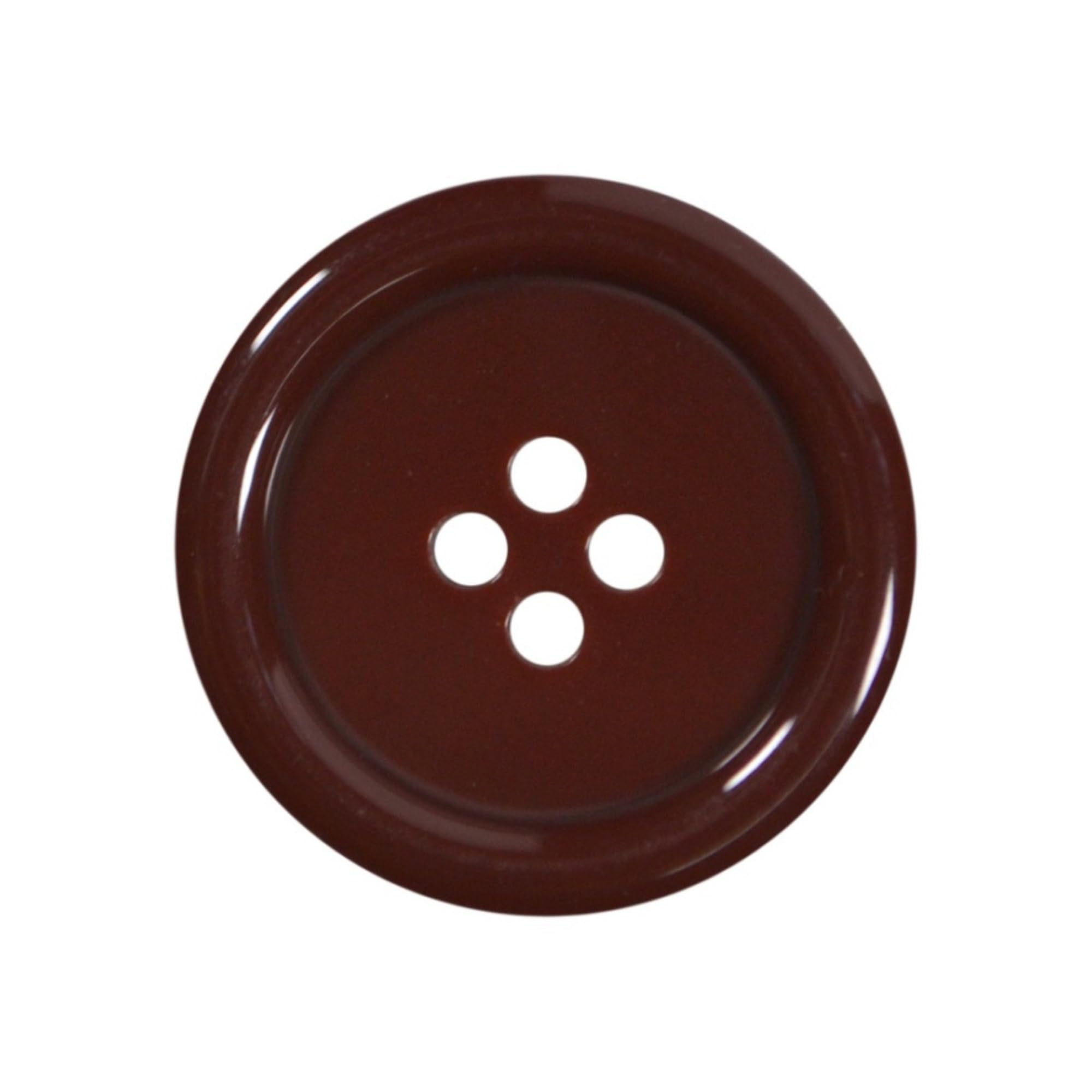 ​6 Pack Wine 23mm Round Plastic Buttons with 4 Holes – Ideal for Coats, Jackets, Cardigans (36L)