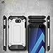 Cocomii Shockproof Dustproof Galaxy A7 2017 Case, Slim Thin Matte Hard Plastic & Soft TPU Silicone Dustproof Reinforced Drop Protection Bumper Cover Compatible with Samsung Galaxy A7 2017 (Black)