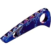 Qtcial Titanium Back Spacer for Spyderco Paramilitary 2 C81 EDC | Rainbow anodized titanium alloy spine insert for knife customization; lightweight replacement accessory for daily carry