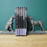 Gifts Direct 2 U Dog Bookends Set of 2 Black Labrador Vintage Ornament view 2