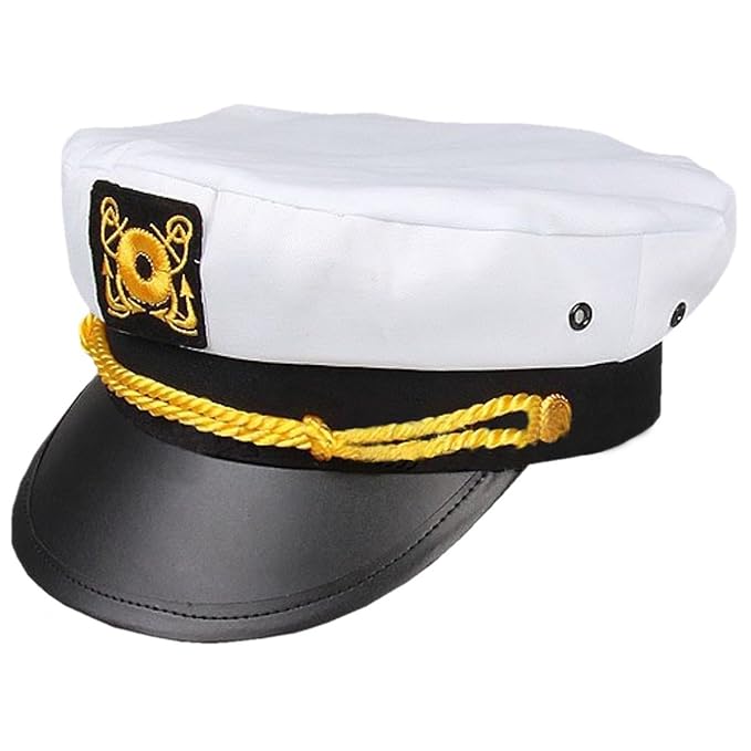 Hugh Hefner Captain Hat Adult Playboy Yacht Sailor Boat Costume Accessory New 672550727418 eBay