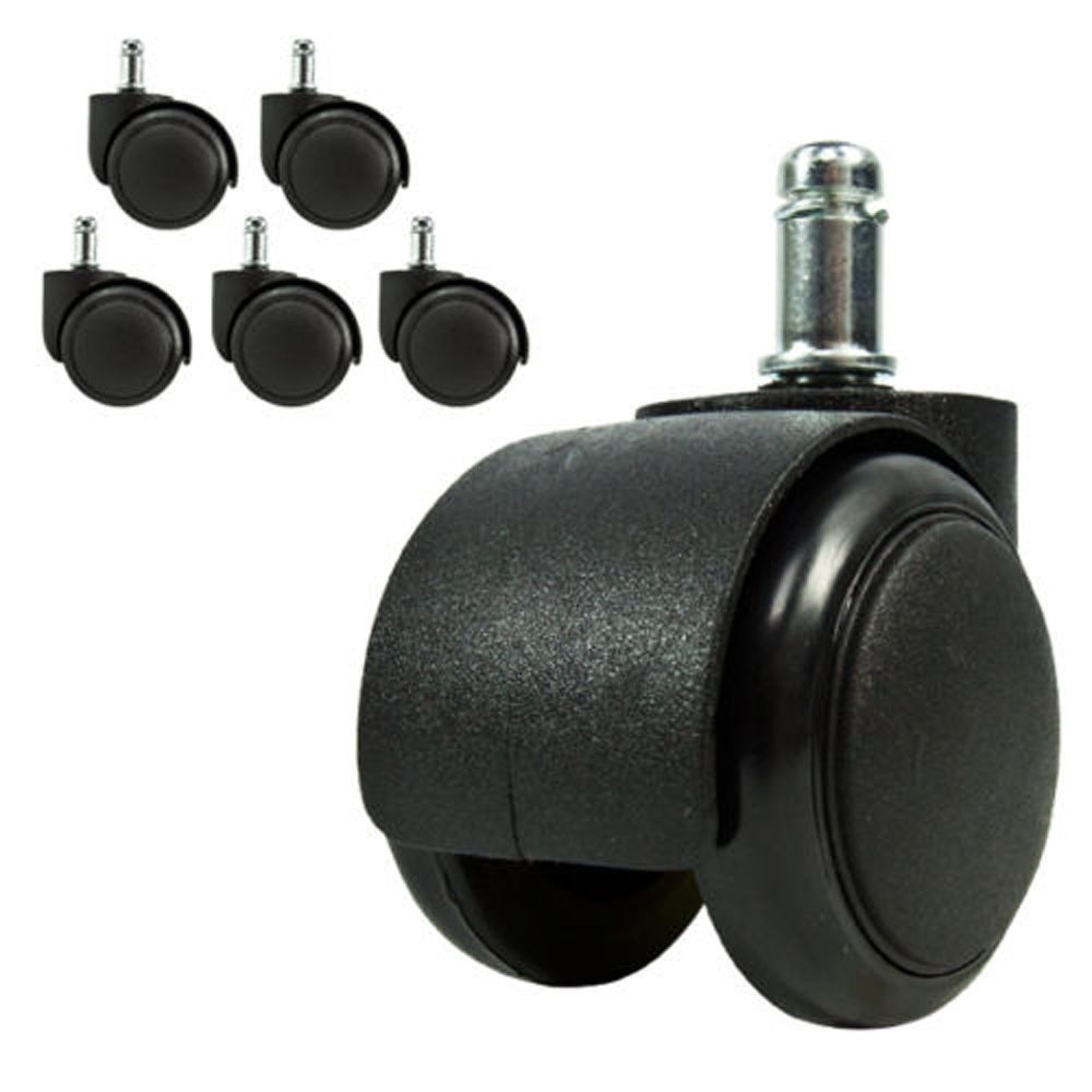 Krexpress Rubber Replacement Swivel Wheel Office Chair Casters