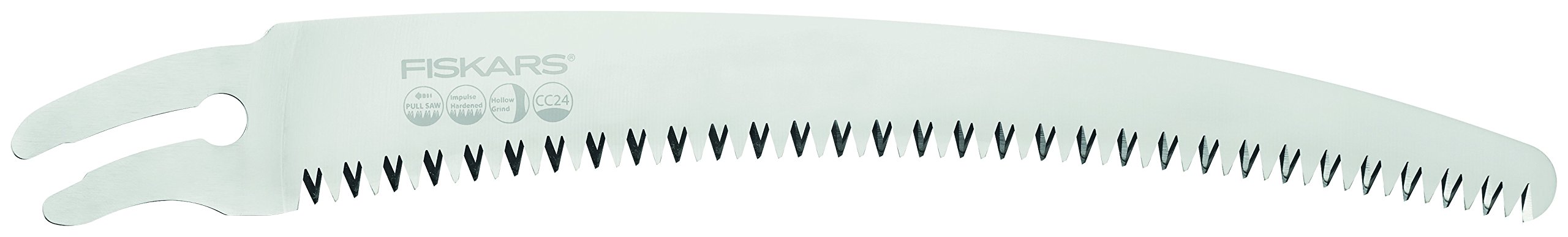 Fiskars Curved replacement blade (CC24), For professional pruning saw SW-330 and SW-240, Spade Length: 24 cm, High Steel, 1020194