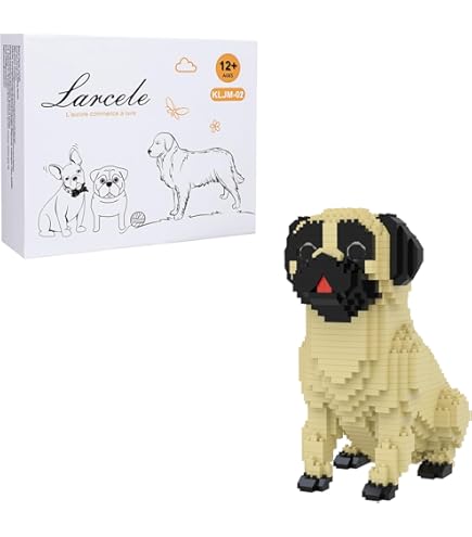 Amazon.com: JEKCA Newfoundland Dog 01S-M03 | Dog Plastic Building