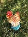 Blugood 7 Set Mini Gnome Figures Garden Decoration - Seven Dwarfs Statues