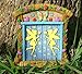 & Flower The Miniature Magical Fairy Garden Gnome Home Door (with Hand Painted Flowers, Vines, Stars, Hearts, Care and Cuteness)
