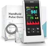 HOLFENRY Oxygen Monitor Finger Pulse Oximeter with App Bluetooth CE UK view 1
