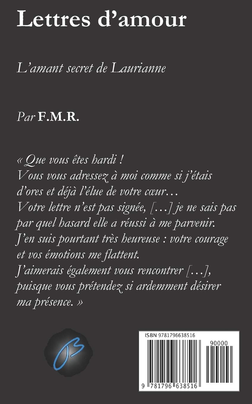 Amazon Com Lettres D Amour L Amant Secret De Laurianne French Edition F M R Books