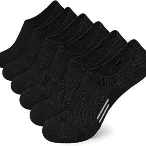 6 Pairs Unisex Low Cut Socks, Breathable Knit No Show Boat Socks for Men Women, Mixed Colors, Waist-Cinching Short Socks