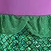ALIZIWAY Little Girl Mermaid Princess Dresses Ariel Costume for Grils Birthday Party Halloween Cosplay Costumes 058M