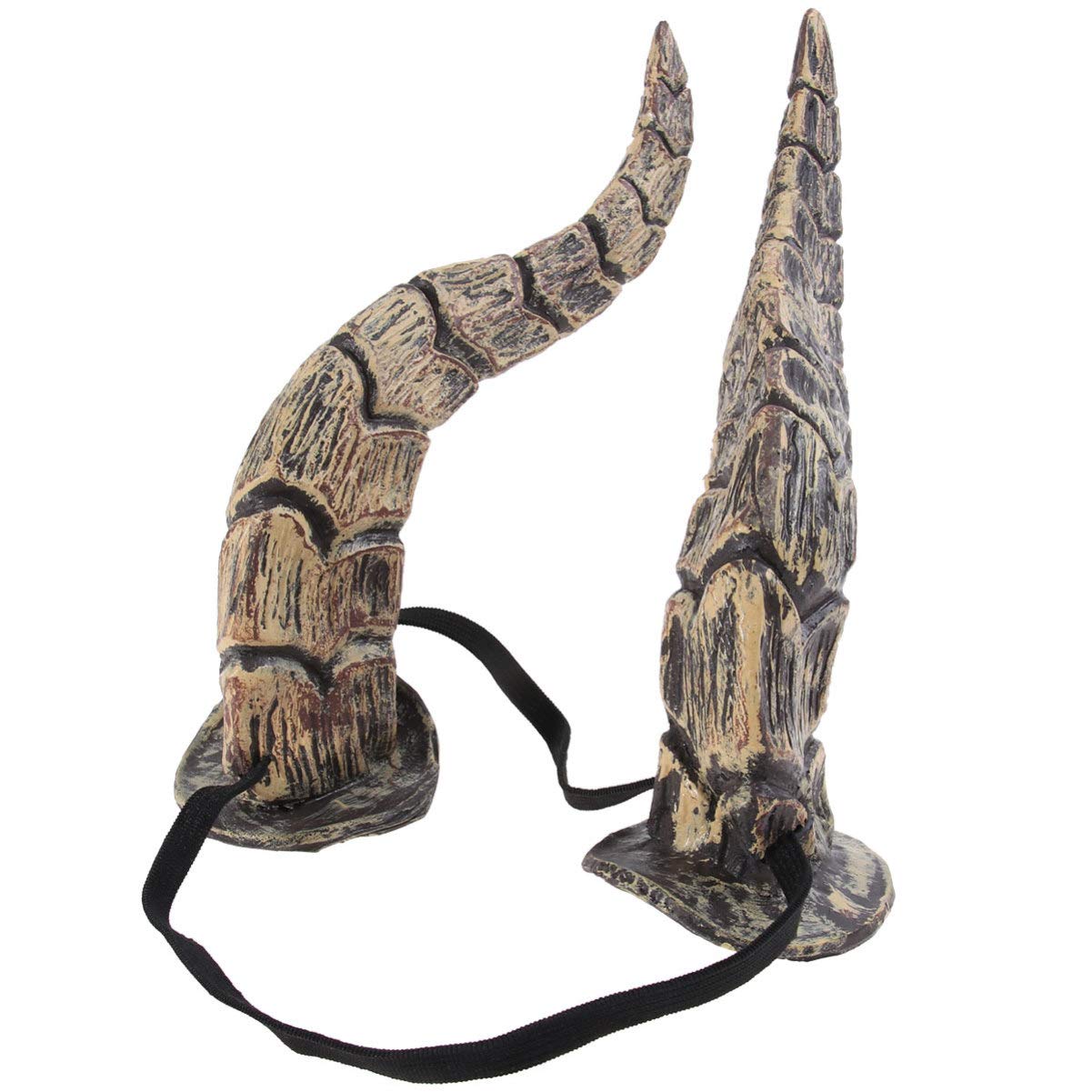 TOYANDONA Halloween Horn Headband, Sheep Horns Headband Goat Devil Demon Horns for Halloween Costume Cosplay Photo Props