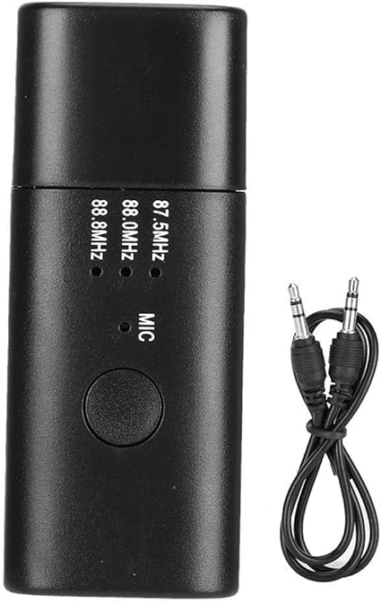 Amazon オーディオレシーバー Bluetoothレシーバー 3つの周波数 87 5 0 8 Mhz のusbラジオ レシーバー およびカーラジオからの音楽再生用のusb接続 Mxtech 受信機 レシーバー