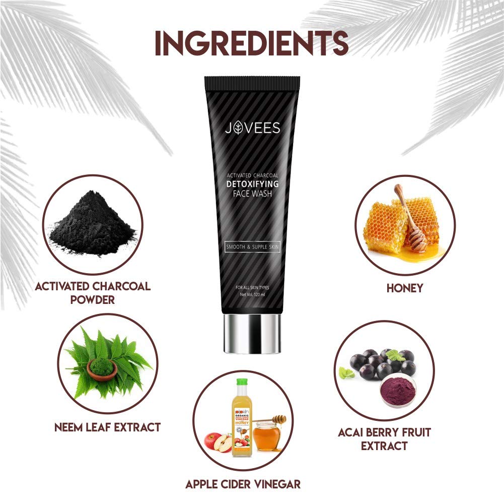jovees charcoal face wash
