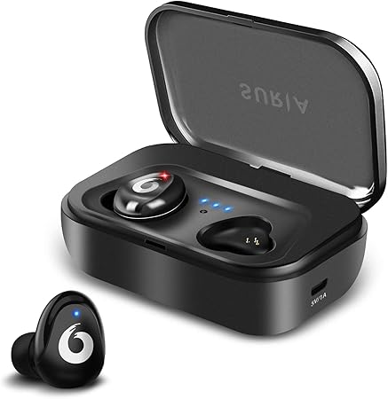 Amazon Co Jp 進化版siri対応 Bluetooth5 0 Bluetooth イヤホン ワイヤレスイヤホン 両耳 スポーツ ワンボタン設計 タッチ操作 防水防汗 ノイズキャンセル ステレオ ハンズフリー通話 充電収納両用ケース付き Iphone Android 対応 ブラック 家電 カメラ