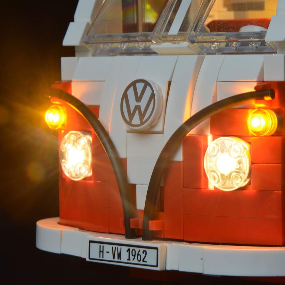 BRIKSMAX VW T1 Camper Van Led Lighting Kit- Compatible with Lego 10220 Building Blocks Model- Not Include the Lego Set - Image 4