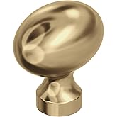 Amerock BP53014CZ | Cabinet Knob | Matte Black | 1-3/8 inch (35 mm) Length | Vaile | 1 Pack | Drawer Knob | Cabinet Hardware