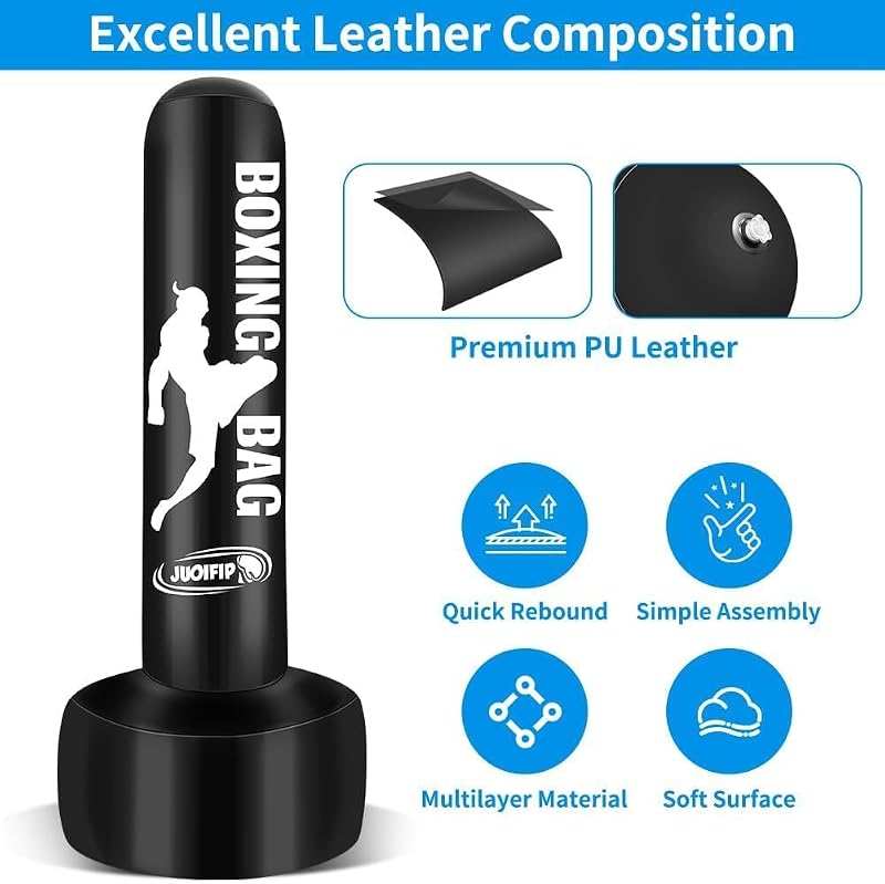Saco de boxe de pé de 180cm para homens adultos — foto 5 de 8