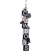 FOCO NFL Dallas Cowboys Wooden Tile Ornament – Officially Licensed Holiday Decoration