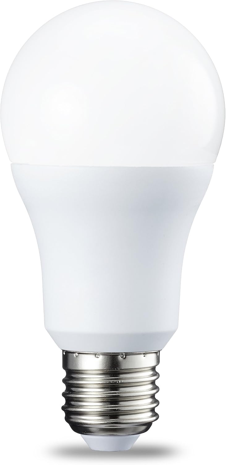 Amazon Basics LED E27 Edison Screw Bulb, 10W (Equivalent to 75W), Cool White, Non Dimmable - Pack of 2, 2 Count - Image 3