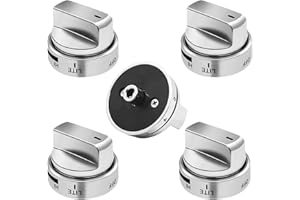 SACUMEA AEZ73453509 Stove Knobs Replacements Compatible with lg Gas Range Oven Stove LRG3085ST LRG3095ST LRG3081ST LRG3091ST LRG3093ST,AEZ72909008 AP5669773 Knobs Compatible with lg Stove,3-Year Support