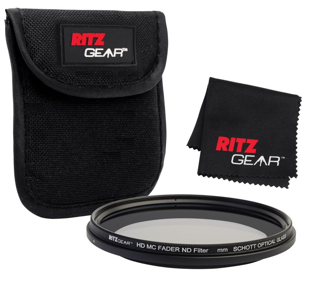 Ritz Gear™ 49mm Premium HD MC Fader ND Filter With SCHOTT OPTICAL GLASS