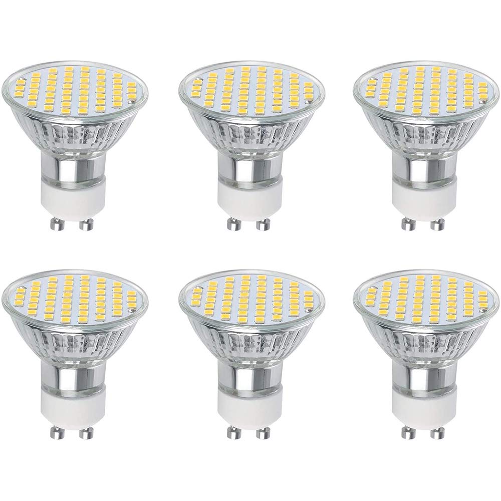 Vicloon GU10 LED 3W Spot Light Equivalent 30W Halogen Bulb, 2700K Warm White, 300LM, 120° Beam Angle, Pack of 6