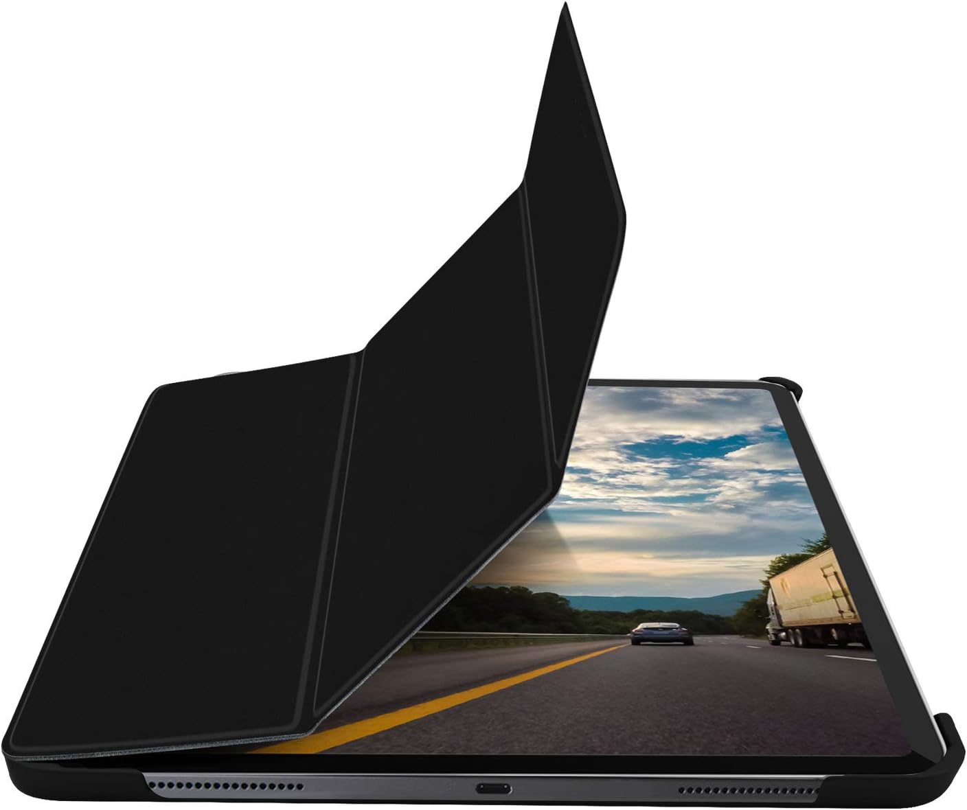 Macally BOOKSTAND PRO 4L, case and stand for Apple iPad Pro 12.9" (2020)", black