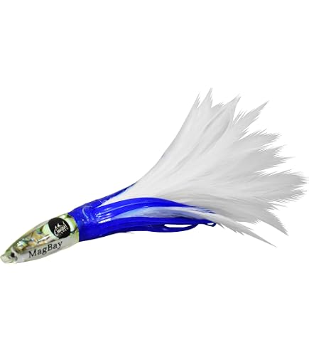 3.5 Oz. TOP GUN™ Feathers And Vinyl Tuna-Dorado Saltwater Lure 6...