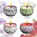 AMASKY Scented Candle, Aromatherapy Candle Rustic Home Decor for Stress Relief,Weddings,Christmas Gift, Made of Natural Soy Wax,Fresh & Elegant Blend Fragrances in Stages (2.2 oz)