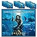 XGATML Aquaman Aqua Man Movie Party Favor Boxes with Thank You Decals Stickers Loots Blue Birthday Comics Super Hero 12 Pieces