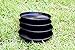 Matri Round Plastic Planting Saucer (Black, 14 Inch)