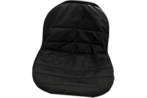 Stgfyxgs Lawn Mower Seat Cover, Waterproof Accessory, Comfortable, Non-Slip, Tractor Seat Cover, for Yard and Farm, Black
