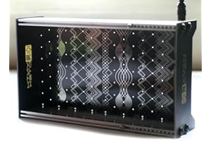 Synthrotek EcoSkiff Eurorack Case (64HP, Unpowered, Black Plastic Desktop Case)