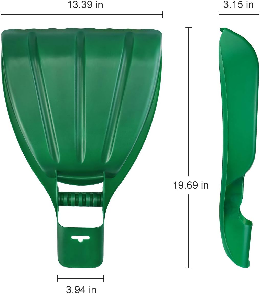 Large Leaf Scoops and Hand Rake Claw, Ergonomic Hand Held Garden Rake Grabbers for Picking up Leaves, Grass Clippings and Lawn Debris : Garden & Outdoor