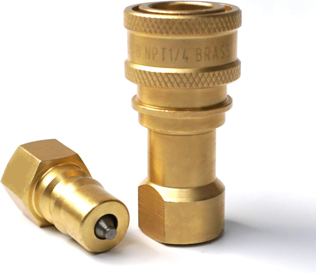 1/4" NPT Thread ISO B Carpet Extractor Brass Quick Connector Coupler