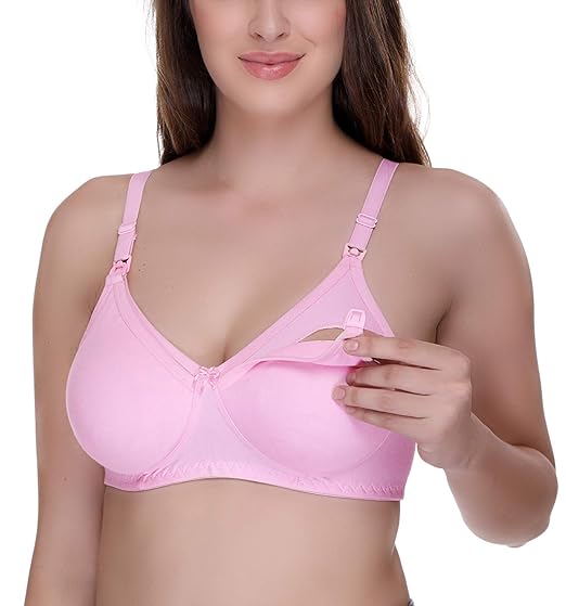 SONA Womens Cotton Non Padded Non-Wired Maternity Bra
