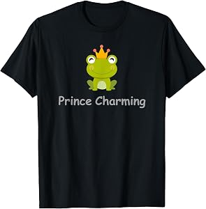 Prince Charming T-Shirt Frog Tee T-Shirt
