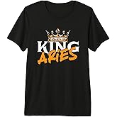 King Aries - Astrology Zodiac Sign Horoscope Astrologer Premium Tri-Blend T-Shirt