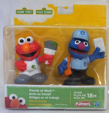 sesame street figures 2 pack