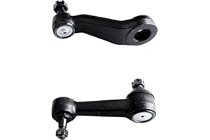 HHCM Pitman Arm and Idler Arm Kit 2pc K6143 K6247 for Chevrolet P30 1983-1999, C10/ C10 Suburban/ C20/ C20 Suburban/ C30 1983-1986, for GMC P3500 1983-1999, R1500 Suburban/ R2500/ R3500 1987-1991