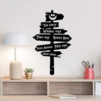 Amazon Com Kjyab Wall Stickers Murals Road Sign Kid Wall